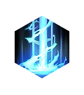 Blue Energy Cube - geometric shape - Transparent Layer PNG