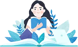 Girl Reading - High Quality PNG