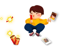 Child Eating Candy Apple - happiness - No Background PNG