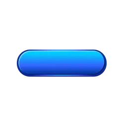 Blue Button - simple - High Quality PNG