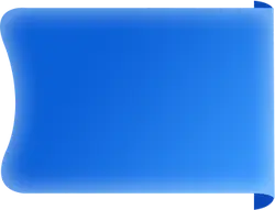 Blue Gradient Rectangle - Recommended PNG
