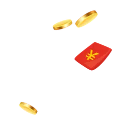 Coins and Red Envelope - red envelope - High Resolution PNG