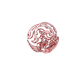 Red Dragon Pattern - PNG Images