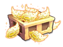 Gold Coin Chest - game item - Lossless PNG