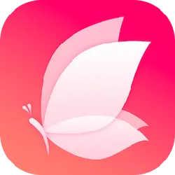 Pink Butterfly - gradient - Free Download PNG
