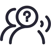 Question Mark Icon - simple - Transparent Background PNG