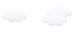 Clouds - simple - cartoon - No Background PNG