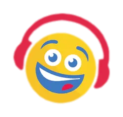 Smiling Face with Headphones - happy - PNG Images