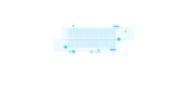Blue Matrix Graphic - futurism - No Background PNG