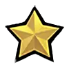 Star - decoration - gold - Transparent Background PNG