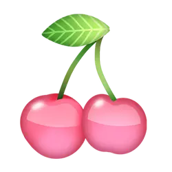 Cherry - shiny - pink - Transparent Layer PNG