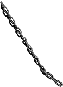 Chain - metal - chain - No Background PNG