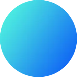 Blue Circle - gradient - design - Transparent Background PNG