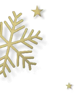 Snowflake and Stars - holiday - Free PNG
