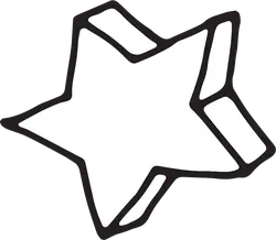 Star - star - graphic - Transparent Background PNG