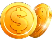 Dollar Coins - Curated PNG