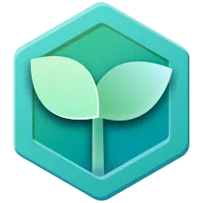 Green Leaf Icon - growth - High Resolution PNG