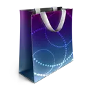 Colored Shopping Bag - gradient - No Background PNG