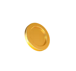 Coin - metal - circle - No Background PNG