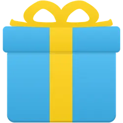 Gift Box - High Quality PNG - yellow