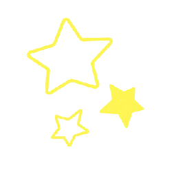 Yellow Star Pattern - graphic design - Free Download PNG