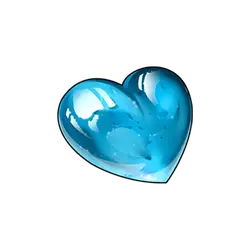 Blue Heart-shaped Glass - heart shape - Transparent Background PNG