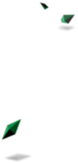 Green Triangle - glowing - Transparent Background PNG