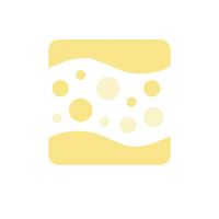 Yellow Bubbles Icon - graphic - High Resolution PNG