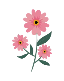 Pink Flowers - pink - Free for Commercial Use PNG