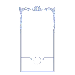 Abstract Art Frame - minimalistic - PNG