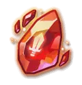Red Crystal Gemstone - rare - No Watermark PNG