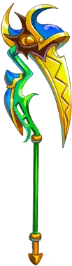 Green Staff - Curated PNG