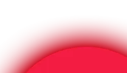 Red Semi-circle - geometric shape - High Resolution PNG