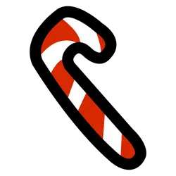 Candy Cane - holiday - Fast Download PNG