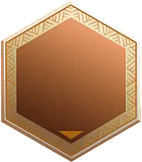 Hexagon Sign - geometric shape - Transparent Layer PNG