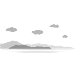 Mountain View - sky - nature - Transparent Background PNG
