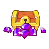 Treasure Chest and Gems - magic - High Resolution PNG