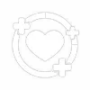 Heart Encircled Symbol - symbol - No Watermark PNG