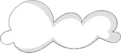 Cloud - gray - cartoon - Free Download PNG
