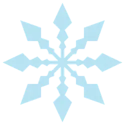 Snowflake - hexagon - Highly Rated PNG