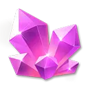 Amethyst Cluster - mineral - purple - PNG