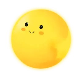 Smiling Sun - sun - cute - Transparent Background PNG