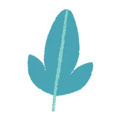 Blue Leaf - leaf - Recommended PNG