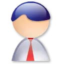 Blue Hair Character Icon - icon - Free PNG