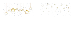 Gold Star Decorations - night sky - High Resolution PNG
