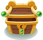 Treasure Chest - coins - Curated PNG