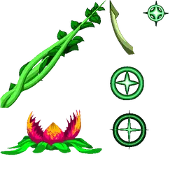 Vine、Scythe、Flower、Light Circle - plant - PNG