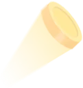 Yellow Cone - object - Transparent Layer PNG