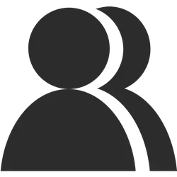 Two Person Icons - Curated PNG