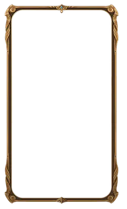 Gold Frame - art - frame - Transparent Layer PNG